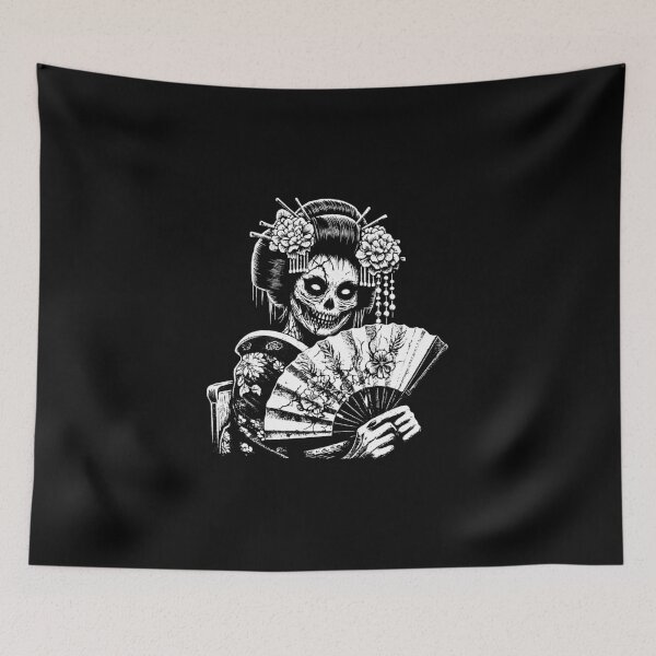 Item preview, Dark Art Geisha Girl Japanese Anime Rose Women Oriental designed and sold by MORSPECTIVE.