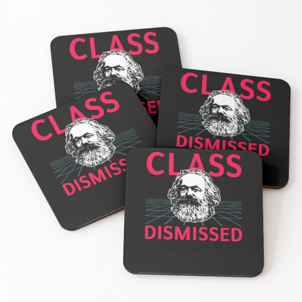 Item preview, Class-Dismissed-Karl-Marx-Funny-Socialism-Communism-Pun designed and sold by simerstandusm.