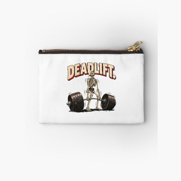 Item preview, Funny Gym Wall Art – Skeleton Deadlift Vintage Weightlifting Poster Digital Download designed and sold by CleverRaccoon.