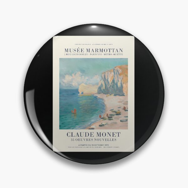 Aperçu de l'œuvre Claude-Monet---Etretat-La-Plage-Et-La-Falaise-D'Amont créée et vendue par urabelami.