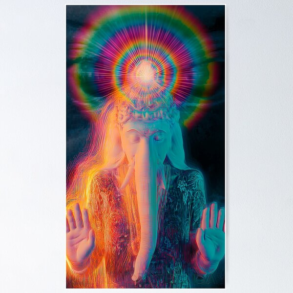Item preview, Ganesha's Rainbow Halo designed and sold by MongLongStudio.