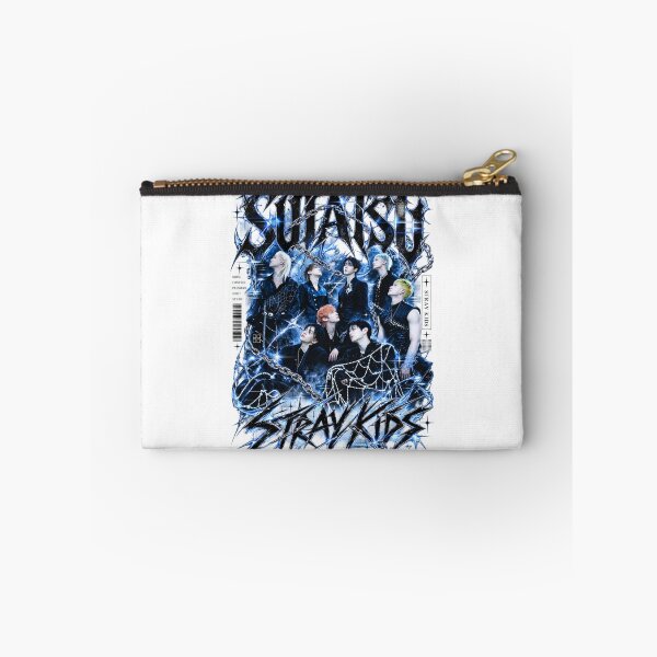 Item preview, Stray Kids Suiatsu Cyber Gothic Blue Chain Group Fan Art Kpop Merch designed and sold by Valeree Store.
