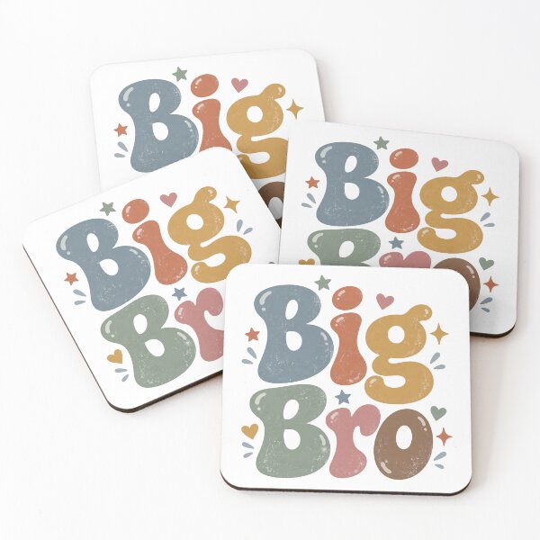 Item preview, Big Bro Retro Groovy Letters designed and sold by Watercolorsart.