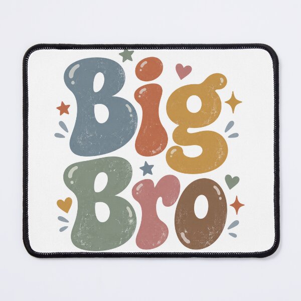 Item preview, Big Bro Retro Groovy Letters designed and sold by Watercolorsart.