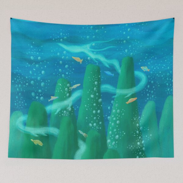 Item preview, Dreamlike natural scenery designed and sold by greenPQBstudio.
