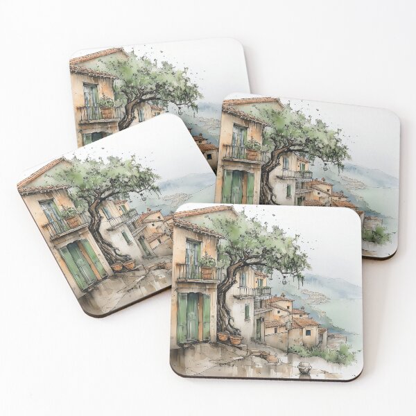 Item preview, Watercolour Painting House designed and sold by Christmille.