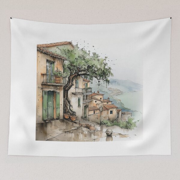 Item preview, Watercolour Painting House designed and sold by Christmille.