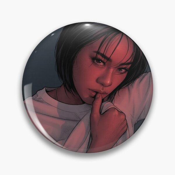 Item preview, Emi Red Light Actress Thai GL LGBTQ+ Cartoon Decor Comic Wall Art Print Poster Shirt Clock Blanket KDrama designed and sold by Mind Space.