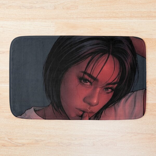 Item preview, Emi Red Light Actress Thai GL LGBTQ+ Cartoon Decor Comic Wall Art Print Poster Shirt Clock Blanket KDrama designed and sold by Mind Space.