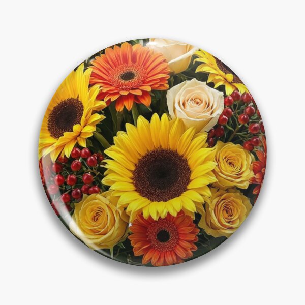 Item preview, Sunflower Celebration - Bright Summer Floral Bouquet designed and sold by nhk999.