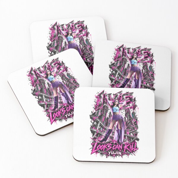 Item preview, IVE Yujin Looks Can Kill Gothic Pink Visual designed and sold by Valereekmerch.
