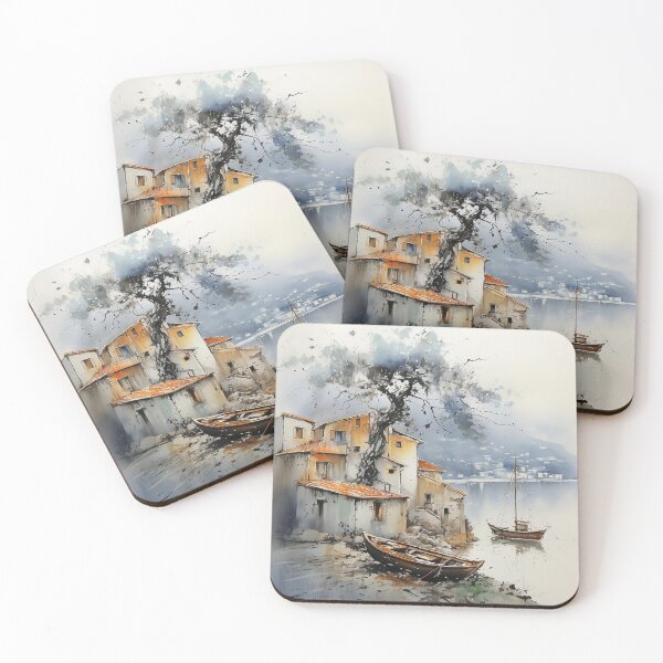 Item preview, Sea House Painting designed and sold by Christmille.