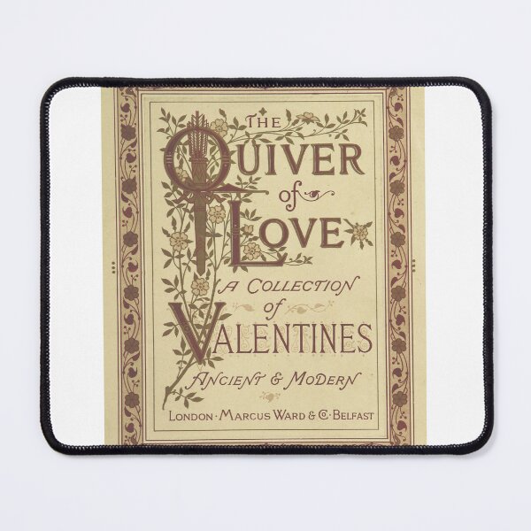 Item preview, The Quiver of Love Antique Valentine Book Cover designed and sold by Antique Science Press.