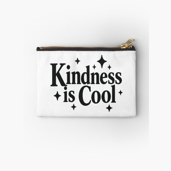Item preview, Kindness Is Cool Black Retro Typography Positive Quote designed and sold by FemmePod.