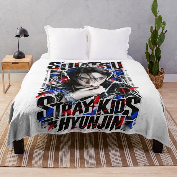 Item preview, Hyunjin Stray Kids Suiatsu Techno Grunge Street Fan Art Design designed and sold by Valeree Store.