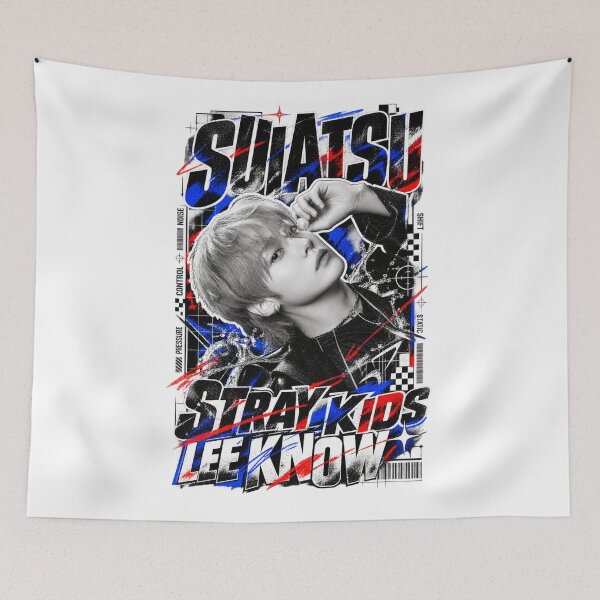 Item preview, Lee Know Stray Kids Suiatsu Techno Punk Grunge Fan Art designed and sold by Valeree Store.