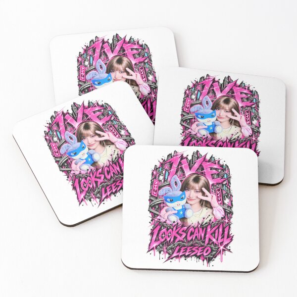 Item preview, Leeseo Looks Can Kill IVE Gothic Pink designed and sold by Valereekmerch.