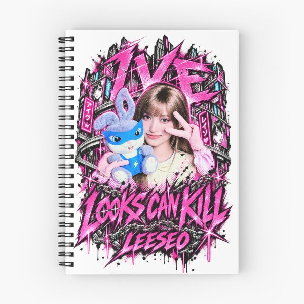 Item preview, Leeseo Looks Can Kill IVE Gothic Pink designed and sold by Valereekmerch.