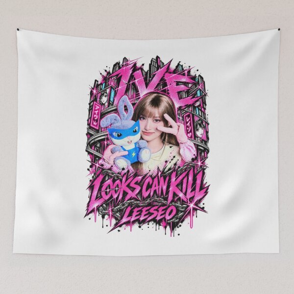Item preview, Leeseo Looks Can Kill IVE Gothic Pink designed and sold by Valereekmerch.