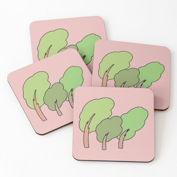 Item preview, Cute Hand Drawn Green Trees Illustration designed and sold by ubborn.