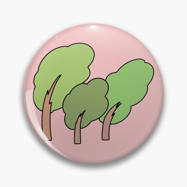 Item preview, Cute Hand Drawn Green Trees Illustration designed and sold by ubborn.
