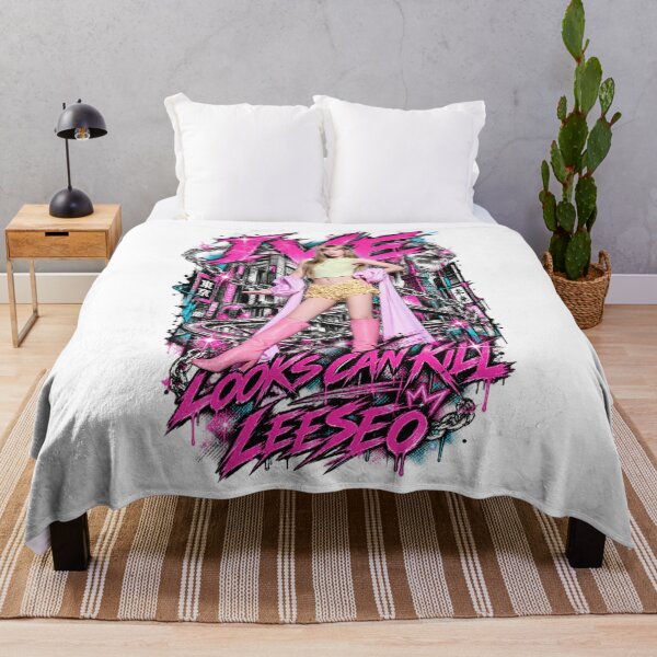 Item preview, IVE Leeseo Looks Can Kill Spatter Graphic designed and sold by Valereekmerch.