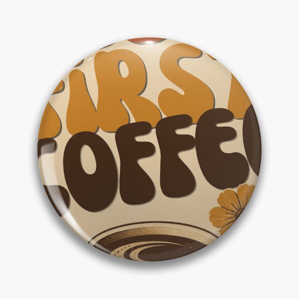 Item preview, But First Coffee Retro Vintage Poster 70s designed and sold by ChotipahArt.