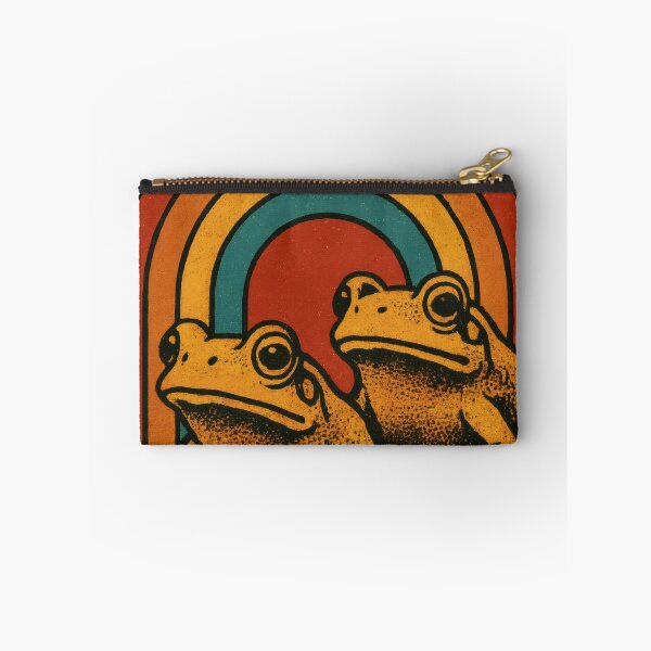Item preview, Cute Rainbow Frog Poster Illustration, Colorful Kawaii Amphibian Art with Whimsical Pastel Colors, Playful Cottagecore Aesthetic, Cheerful Nature Inspired Wall Decor for Frog Lovers designed and sold by PaintedPixels01.