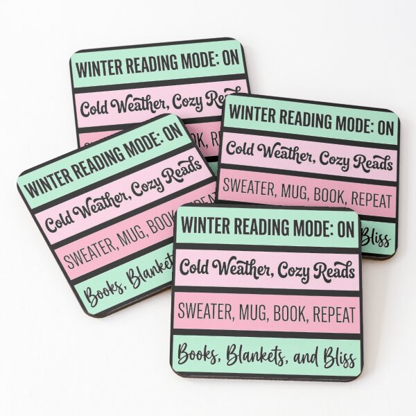 Item preview, Winter Bookish pack Sticker designed and sold by gidget-gadget.