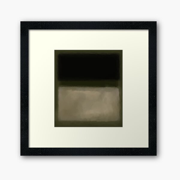 Rothko Inspired #5 Framed Art Print