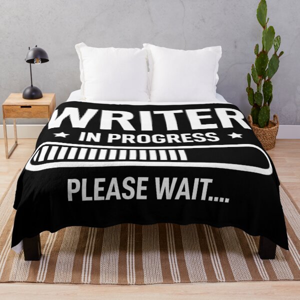 Item preview, Writer In Progress Please Wait designed and sold by RareBunny.