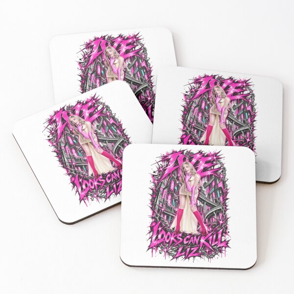 Item preview, Liz IVE Looks Can Kill Pink Spatter designed and sold by Valereekmerch.