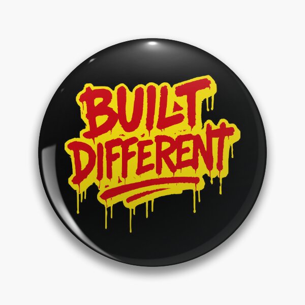 Item preview, Built Different Streetwear Motivation designed and sold by Suzyshackfelt.