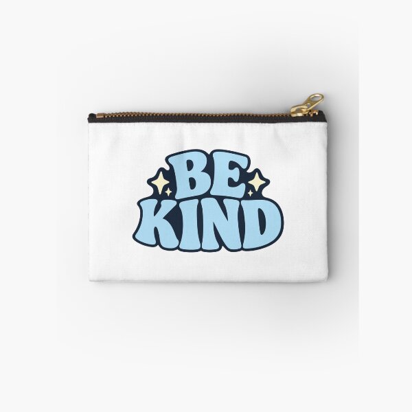 Item preview, Be Kind Blue Groovy Retro Typography Positive Quote designed and sold by FemmePod.