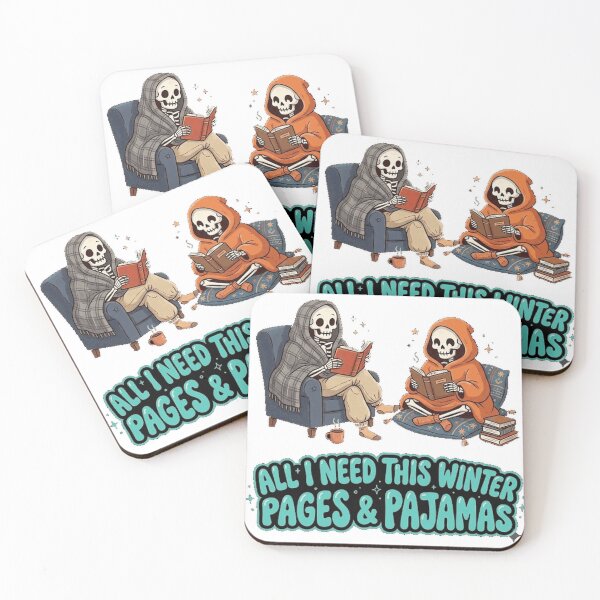 Item preview, Winter bookish quotes Sticker designed and sold by gidget-gadget.