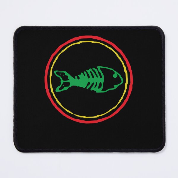 Item preview, Green Fish Skeleton Emblem Enclosed designed and sold by Modenizta.