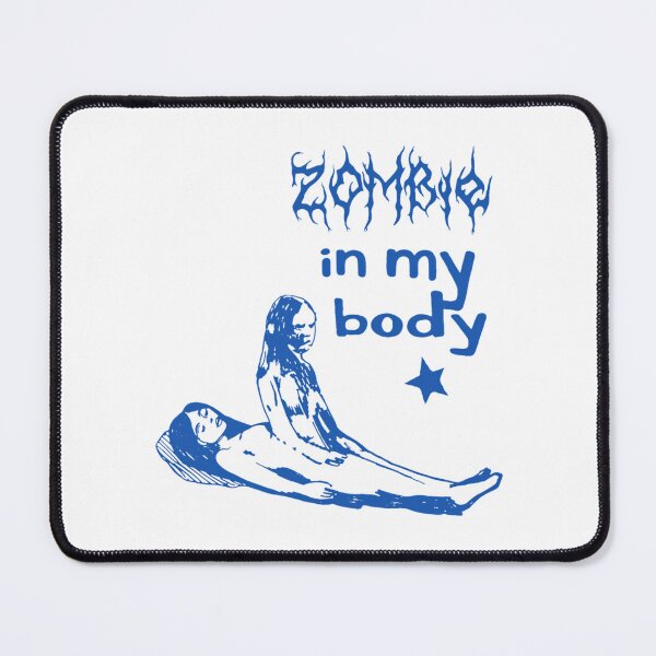 Item preview, Zombie In My Body From Maggots For Brains - Blue designed and sold by breemall.