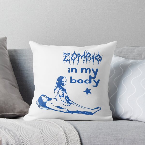 Item preview, Zombie In My Body From Maggots For Brains - Blue designed and sold by breemall.