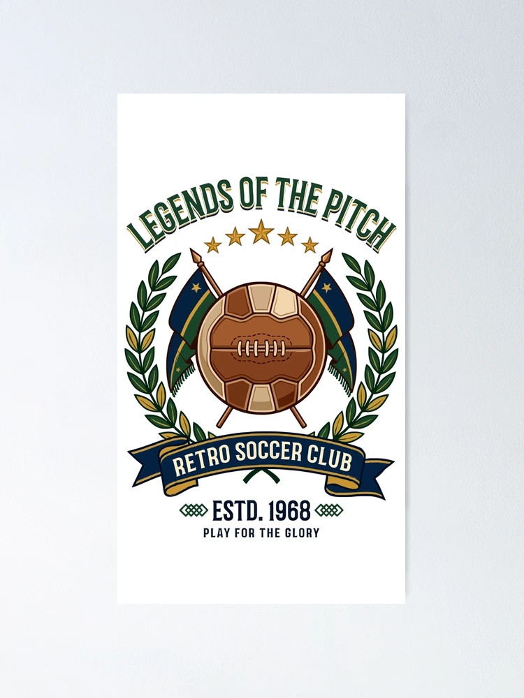 Thumbnail 1 of 3, Poster, Retro Football designed and sold by Remy490.