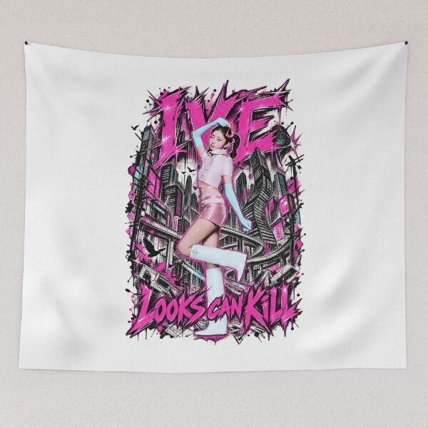 Item preview, Rei IVE Looks Can Kill Pink Spatter designed and sold by Valereekmerch.
