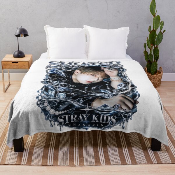 Item preview, Changbin Stray Kids Suiatsu Frozen Chrome Crystal Fan Art Design designed and sold by Valeree Store.