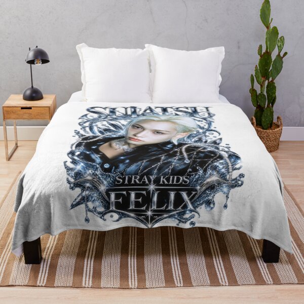 Item preview, Felix Stray Kids Suiatsu Icy Chrome Luxury Crystal Fan Art designed and sold by Valeree Store.