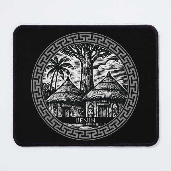 Item preview, Benin Vintage Woodcut Art designed and sold by Thistle-TShop.