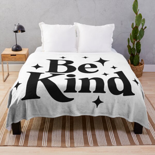 Item preview, Be Kind Black Retro Typography Positive Quote Design designed and sold by FemmePod.