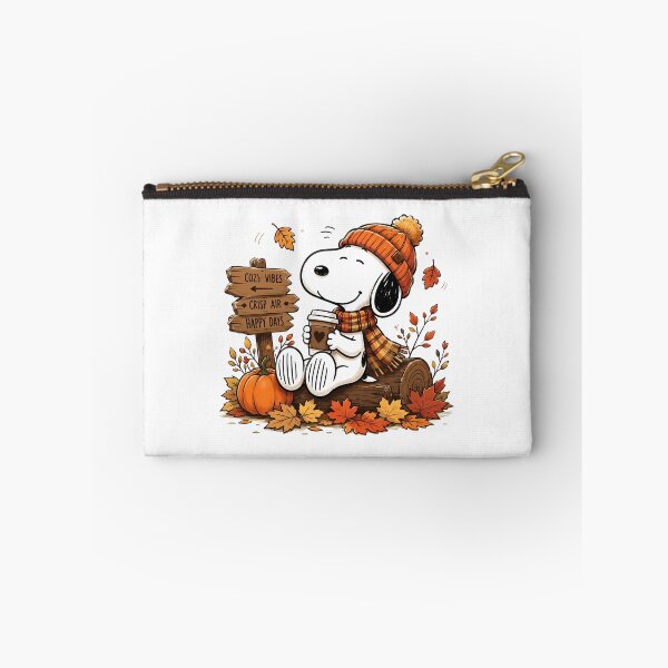 Item preview, Snoopy Fall Cozy Vibes Autumn Coffee and Pumpkin T-Shirt designed and sold by HUTEND.