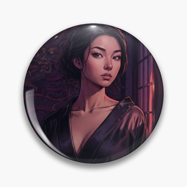 Item preview, Dragon Lady LGBTQ+ Cartoon Decor Comic Wall Art Print Poster Shirt Clock Blanket KDrama designed and sold by Mind Space.