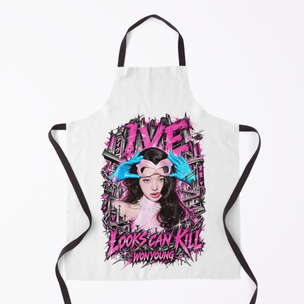 Item preview, IVE Wonyoung Looks Can Kill Fan Art designed and sold by Valereekmerch.