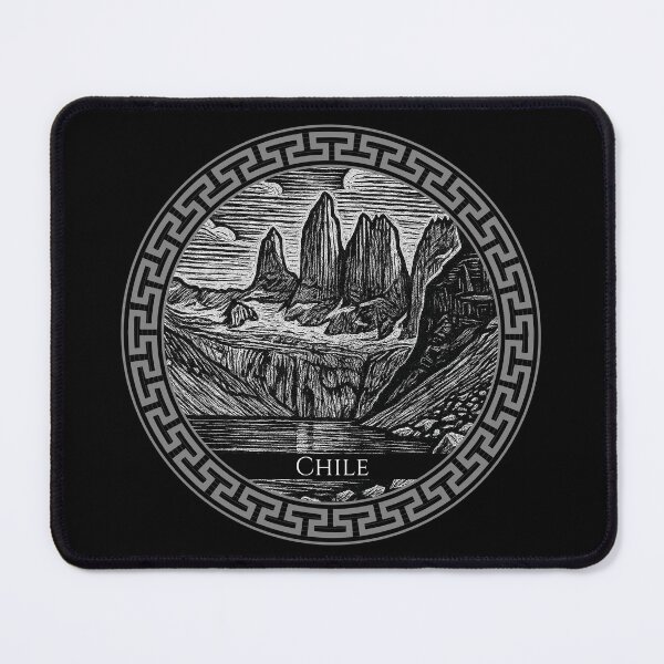 Item preview, Chile Vintage Woodcut Art designed and sold by Thistle-TShop.