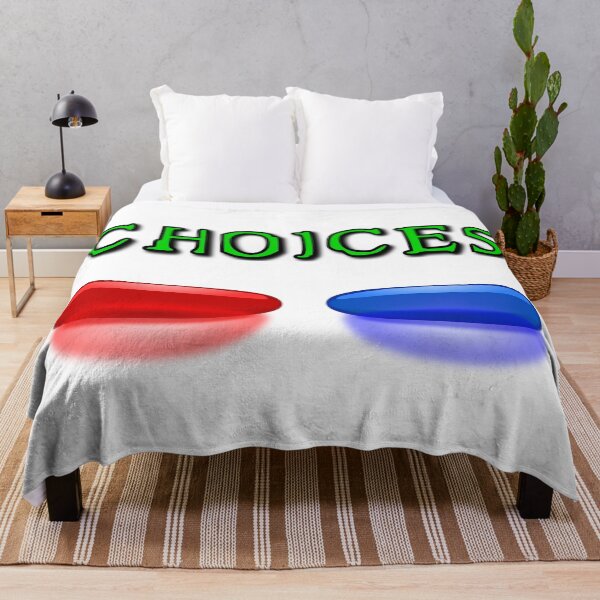Item preview, Choices: Red Pill Blue Pill with Shadow designed and sold by Karate Octopus.
