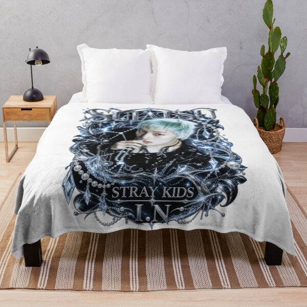 Item preview, I.N Jeongin Stray Kids Suiatsu Frozen Chrome Crystal Fan Art designed and sold by Valeree Store.